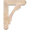 Ekena Millwork Merced Craftsman Smooth Bracket w/ Offset Brace, Douglas Fir, 7 1/2"W x 26"D x 34"H BKT0806X26X34MRC04SDF - alternate 3